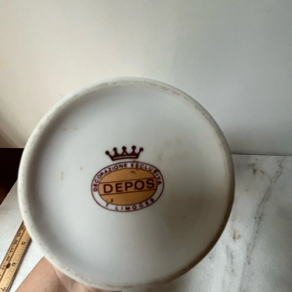 Limoges Depos decorazione exclusiva T Limoges floral vase 6 1/6”